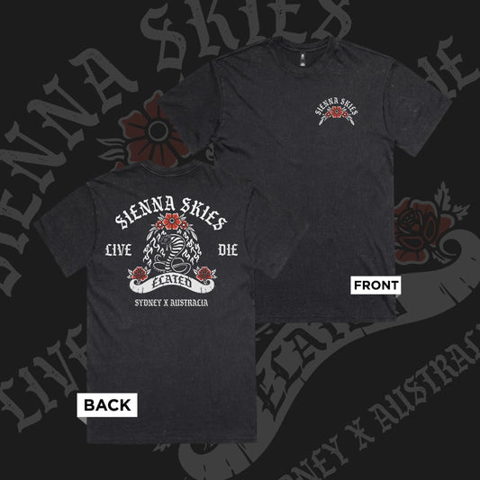 "ELATED" STONE WASH TEE